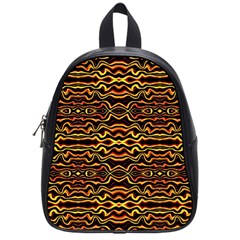 Tribal Art Abstract Pattern School Bag (small) by dflcprints