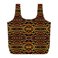 Tribal Art Abstract Pattern Reusable Bag (l) by dflcprints