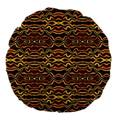 Tribal Art Abstract Pattern 18  Premium Flano Round Cushion 