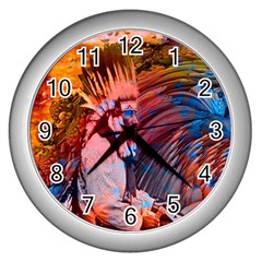 Astral Dreamtime Wall Clock (silver)