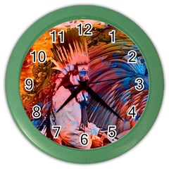 Astral Dreamtime Wall Clock (color)