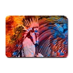 Astral Dreamtime Small Door Mat by icarusismartdesigns