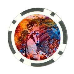 Astral Dreamtime Poker Chip by icarusismartdesigns