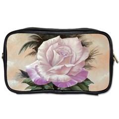 Pink Rose Travel Toiletry Bag (two Sides)