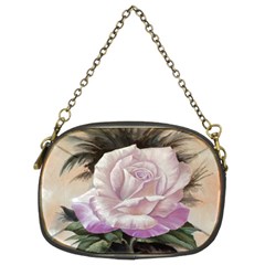 Pink Rose Chain Purse (two Sided)  by ArtByThree