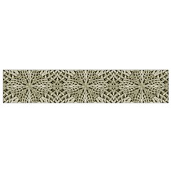 Silver Intricate Arabesque Pattern Flano Scarf (small) by dflcprintsclothing