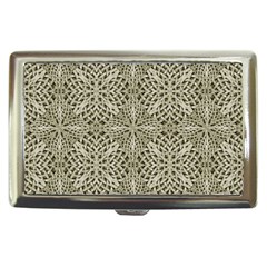 Silver Intricate Arabesque Pattern Cigarette Money Case by dflcprints