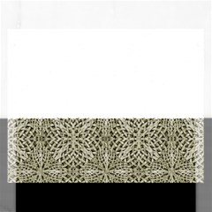 Silver Intricate Arabesque Pattern Jigsaw Puzzle (rectangle) by dflcprints