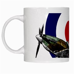 Spitfire And Roundel White Coffee Mug by TheManCave