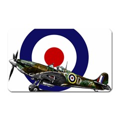 Spitfire And Roundel Magnet (rectangular) by TheManCave