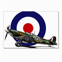 Spitfire And Roundel Postcard 4 x 6  (10 Pack) by TheManCave