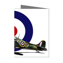 Spitfire And Roundel Mini Greeting Card (8 Pack) by TheManCave