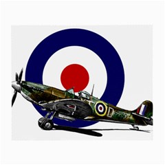 Spitfire And Roundel Glasses Cloth (small, Two Sided) by TheManCave