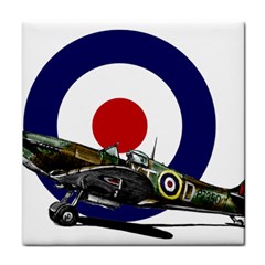 Spitfire And Roundel Face Towel by TheManCave