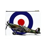 Spitfire And Roundel Cosmetic Bag (Large) Back