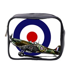 Spitfire And Roundel Mini Travel Toiletry Bag (two Sides)