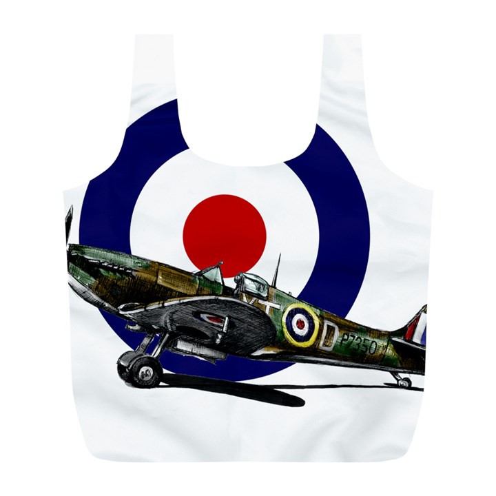 Spitfire And Roundel Reusable Bag (L)