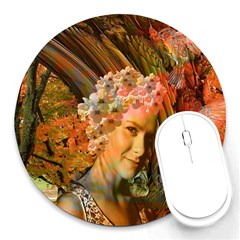 Autumn 8  Mouse Pad (Round)