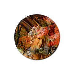 Autumn Drink Coasters 4 Pack (round) by icarusismartdesigns