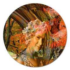 Autumn Magnet 5  (Round)