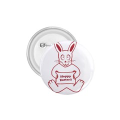 Cute Bunny Happy Easter Drawing I 1 75  Button by dflcprints