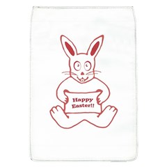 Cute Bunny Happy Easter Drawing I Removable Flap Cover (large) by dflcprints