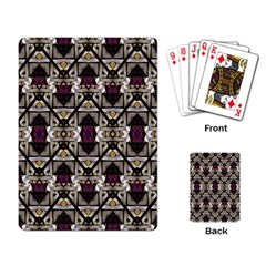 Abstract Geometric Modern Seamless Pattern Playing Cards Single Design