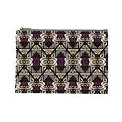 Abstract Geometric Modern Seamless Pattern Cosmetic Bag (large) by dflcprints