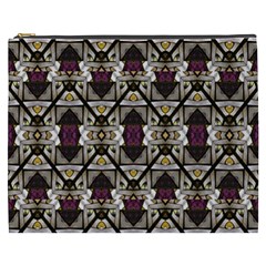 Abstract Geometric Modern Seamless Pattern Cosmetic Bag (xxxl) by dflcprints