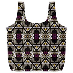 Abstract Geometric Modern Seamless Pattern Reusable Bag (xl) by dflcprints