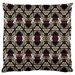 Abstract Geometric Modern Seamless Pattern Standard Flano Cushion Case (one Side) by dflcprints