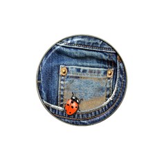 Blue Jean Lady Bug Golf Ball Marker 4 Pack (for Hat Clip) by TheWowFactor