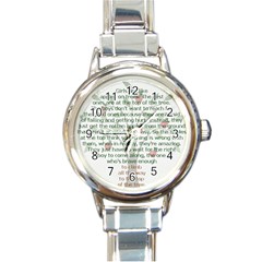 Appletree Round Italian Charm Watch