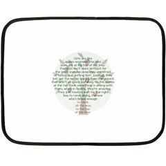 Appletree Mini Fleece Blanket (two Sided)