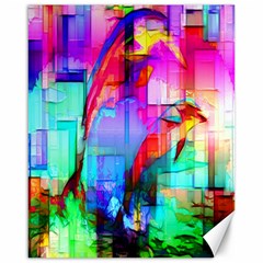 Tim Henderson Dolphins Canvas 16  X 20  (unframed) by TheWowFactor