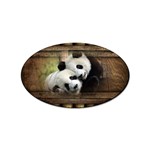 Panda Love Sticker 10 Pack (Oval) Front