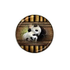 Panda Love Golf Ball Marker (for Hat Clip)