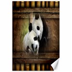 Panda Love Canvas 20  x 30  (Unframed) 19.62 x28.9  Canvas - 1