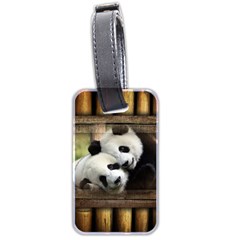 Panda Love Luggage Tag (two Sides)