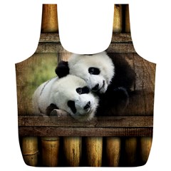 Panda Love Reusable Bag (xl) by TheWowFactor