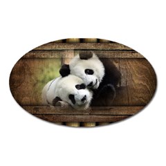 Panda Love Magnet (oval)