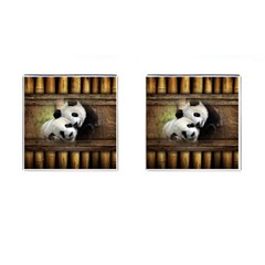 Panda Love Cufflinks (square) by TheWowFactor