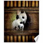 Panda Love Canvas 8  x 10  (Unframed) 8.15 x9.66  Canvas - 1