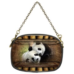 Panda Love Chain Purse (two Sided) 