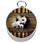 Panda Love Silver Compass Front