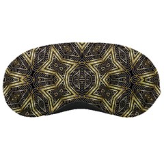 Geometric Tribal Golden Print Sleeping Mask