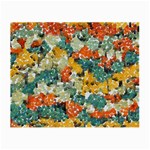 Paint strokes in retro colors Glasses Cloth (Small) Front