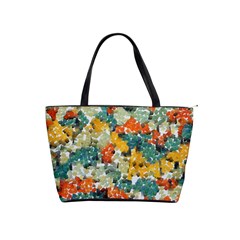 Paint Strokes In Retro Colors Classic Shoulder Handbag