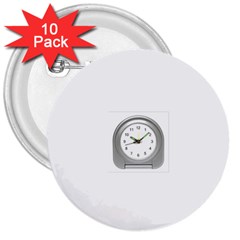 Alarm 3  Button (10 Pack) by Classicclocks