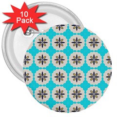  3  Button (10 Pack)